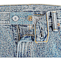 Miniatyrbillede 3 af 5: Elastiske taljeforlængere 4 stk. Justerbare linningforlængere til mænd og kvinder Jeans Bukser Knapforlængersæt