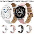 Miniatyrbild 4 av 4: Klockarmband i äkta koläder för Garmin Venu/sq/sq 2/2 Plus, 20 mm, roséguld, vitt White