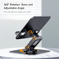 Miniatyrbilde 3 av 6: Stativ 360° Rotasjon, Justerbar Monitor Tablett Stativ Holder for Skrivebord Bærbar Kontor Kompatibel med iPad Pro 10.5, 11, 12.9
