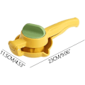 Miniatyrbillede 2 af 6: Manuel Squeezer - Nem at presse, robust citronpresser med håndtryk - Ergonomisk citruspresser & frugtpresser til små appelsiner Lemon Yellow