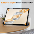 Miniatyrbild 5 av 5: För Honor Pad X9 Pro Fodral Anti-Fall Läder Ställ Tablet Skydd - Mörkblå Dark Blue