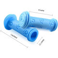 Miniatyrbilde 2 av 6: 2 Par Sykkelstyregrep Scootergrep Sklisikre Gummiknappgrep for BMX/MTB/Jenter og Gutter Barn Scooter Sykler (Blå)