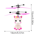 Miniatyrbild 2 av 5: 2023 Nya Flygande Enhörningsleksaker För Flickor, Flygande Boll Leksaker Rc Helikopter Med Fjärrkontroll Blue
