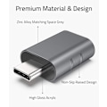 Miniatyrbild 3 av 8: USB3.2-adapter typ-c mobiltelefon surfplatta datakabel omvandlare huvud typec hane till usb hona omvandlare Space Grey