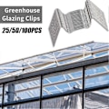 Miniatyrbillede 4 af 5: 25-100X Rustfri Stål W Drivhusglasclips Elite Drivhuse Wire Clips 25pcs