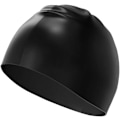 Miniatyrbillede 1 af 7: Svømmehue til mænd og kvinder, voksen svømmehue, behagelig pasform, vandtæt svømmehue, silikone unisex svømmehue Black