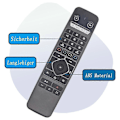 Miniatyrbilde 3 av 5: TV-boks Stemmefjernkontroll Programmerbar Læringsfjernkontroll For Formuler