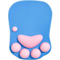Pikkukuva 1 / 6: Kissan tassu hiirenmatto, ergonomisesti muotoiltu hiirenmatto, rannetuella varustettu hiirenmatto, silikonigeelihiirenmatto, söpö hiirenmatto, kawaii hiirenmatto Blue