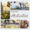 Miniatyrbild 5 av 5: 4-delad campingbestickset, bärbar bestickset för utomhusbruk för vandring camping resor praktiska ätverktyg