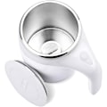 Miniatyrbild 1 av 8: 380ML Självrörande Kaffe Mugg Automatisk Magnetisk Omrörning Kaffe Mugg Roterande Hem Kontor Resa Omrörning Kopp White