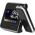 Miniatyrbild 1 av 4: Projektionsväckarklocka, väderklocka sängbord med 180° projektor, LCD-digitalklocka med 12/24H för sovrum