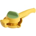 Miniatyrbillede 1 af 6: Manuel Squeezer - Nem at presse, robust citronpresser med håndtryk - Ergonomisk citruspresser & frugtpresser til små appelsiner Lemon Yellow