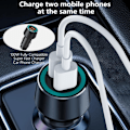 Miniatyrbilde 2 av 3: USB Bil Lader Adaptere Sigarett Tennere USB Lader Rask Lading 100W USB Bil Telefon Lader Uttak