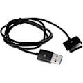 Miniatyrbilde 3 av 4: Lader kompatibel med Asus Eee Pad Transformer TF101, TF300, TF201, TF700 - Lader USB-kabel 40