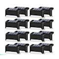 Pikkukuva 2 / 5: Aurinkovoimalla toimiva LED-terassivalo ulkokäyttöön polulle puutarhaan portaisiin askelmiin aitaan seinävalaisin kotiin 4pcs