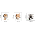 Miniatyrbillede 5 af 5: Søde 3D Katte Vægmærker 3 Pak Vægstickers Piger Drenge Soveværelser Stue Vægdækning Cat 2