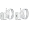 Miniatyrbild 1 av 3: Snabbladdare - Adapter + Kabel - 20w Vit  För Iphone - EU - 1-Pack iPhone