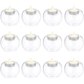 Miniatyrbilde 1 av 7: Klassiske Krystall Lysestativer Holder Glass for Bryllup Te Lys Holdere Bord Spise Glass Holder Stativ Bar Fest Hjem Dekor, 12 stk
