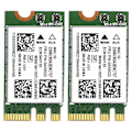 Miniatyrbillede 1 af 5: 2x Qcnfa335 Trådløst Netværkskort, Ngff M2 Interface 4.0 Bluetooth Trådløst Netværkskort Support Sy