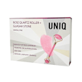 Miniatyrbild 10 av 10: UNIQ Jade Roller Rose Quartz + Guasha Stone | för ansiktet