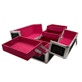 Miniatyrbild 5 av 5: UNIQ Beauty Box / Smyckeskrin i aluminium, svart