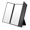 UNIQ Vanity Tri-fold sminkspegel med LED-ljus - Svart