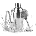Miniatyrbild 3 av 8: Cocktail shaker Set - Rostfritt stål Silver 5 dela
