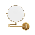 Miniatyrbild 2 av 2: UNIQ Väggsspegel med 10x förstoring - Guld