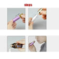 Miniatyrbild 10 av 10: Färgade Aromaterapi Inhalatorer 5ml Tomma Rör För Eterisk Olja Purple