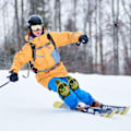 Miniatyrbild 3 av 3: Skidhöftskydd Sköldpadda Höft Vadderad Snowboard Stjärt Svansben / Knäskydd Utrustning Hip protectors for adults (67cm) green turtle