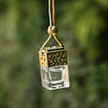 Miniatyrbild 8 av 9: Hängande Diffuser Luftfräschare Bilparfymflaska Doft Tomma Glasflaskor black-3PCS
