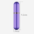 Miniatyrbild 3 av 10: Färgade Aromaterapi Inhalatorer 5ml Tomma Rör För Eterisk Olja Purple