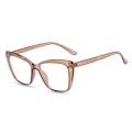 Miniatyrbild 1 av 10: Nya Cat Eye Anti Blått Ljus Läsglasögon För Kvinnor Mode Helbåge Glasögon C4 Brown 0