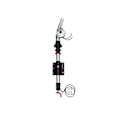 Miniatyrbillede 1 af 2: Ledmast til antenne Katrein BAS 60 - HDM 140 - Arm til fastgørelse af flad parabol BAS60 / 66 til campingvognen eller autocamperen