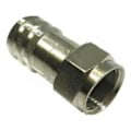 Miniatyrbillede 2 af 3: Parti med 50 stik type F i messing RG6 – han 75Ω Unispectra SC-Fm-6-C.360HEX