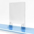 Miniatyrbillede 1 af 3: SKÆRMGLAS Gennemsigtig PLEXIGLAS Beskyttelse 35X45CM COUNTER Hjem MODTAGELSE SIDE Adskillelse HYGIAFON A01 Shield