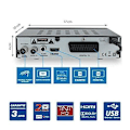 Miniatyrbillede 2 af 3: DUAL TUNER TNT DEKODER OPTAGERE MULTIMEDIAAFSPILLER TV SCART HDMI USB