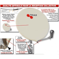 Pikkukuva 2 / 4: TRIAX DAP 910 FIBER DISH 90cm CREAM GAIN 39.7dB Grädde