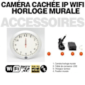 Miniatyrbild 3 av 4: WIFI IP Dold kamera Väggklocka HD 1080P Rörelsedetektering 32GB - DIGITAL TERMOMETER OCH JUSTERBART LINS FÖR ANDROID