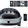 Miniatyrbild 2 av 3: Multisporthjälm - Airwheel - C5 - Svart - Bluetooth Audio - 2K kamera Svart