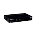 Miniatyrbillede 4 af 4: 65 cm stål parabolsæt + altanbeslag + enkelt LNB + DS81 TNTSAT-dekoder + HDMI-kabel + pointer + 25 m koaksialkabel + 2 F-stik