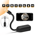 Pikkukuva 1 / 4: 360° Full HD 1080P IP langaton WiFi-valvontakamera + 256 Gt TF Micro SD -kortti - Minikamera