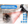 Pikkukuva 1 / 4: Smoke Generator Security Varkaudenesto Langaton Wifi Valvontakamera JT-043S 360° HD 1080P PIR Motion Detection Musta