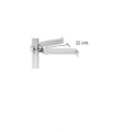 Miniatyrbillede 3 af 4: Vægmontering til parabolantenne - ERARD - 800862 - Offset 22 cm - Stål 45 x 5 mm - Blå finish