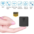 Miniatyrbillede 2 af 4: PNZEO W6 WLAN Full HD Mini overvågningskamera med hjemmeoptagelse og bærbar optager - Sort