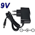 Miniatyrbild 1 av 4: TOPLADDARE * Nätadapter Strömförsörjningsladdare 9V för Casio CTK-491 CTK-481 tangentbord svart