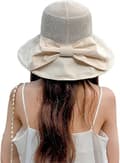 Mesh Solhatt Kvinnor Sommar Strand UV-skydd UPF50+ Packbar Bredbrättad Keps Hakrem