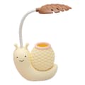 USB skrivbordslampa barnens ögonmask tecknad knapp-gul