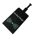 Qi-sovitin - Langaton vastaanotin lataukseen Micro-USB:llä - Musta