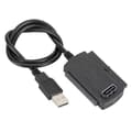 USB till IDE-adapter med snabb dataöverföring för extern hårddiskdockningsstation, svart